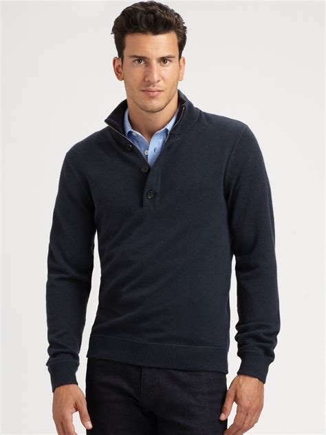 michael michael kors pullover|Cashmere and Cotton Zip Pullover .